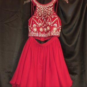 2 Piece homecoming dress